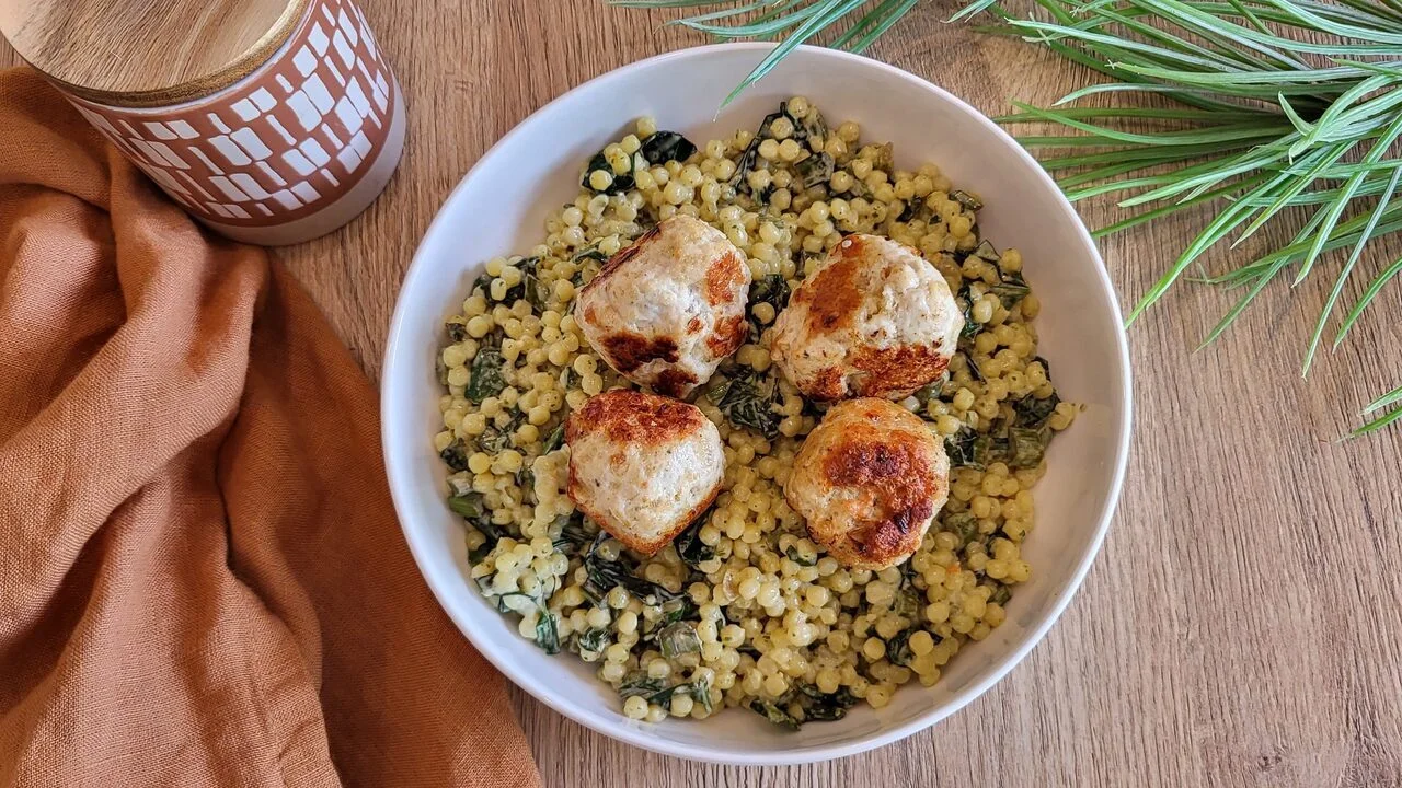 Boulettes de poulet au parmesan