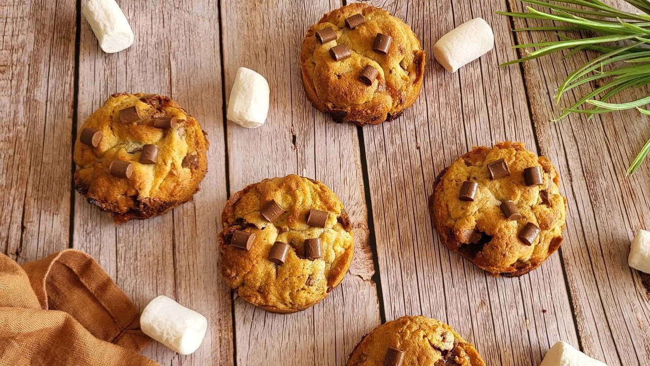 Cookies ultra gourmands façon S'mores