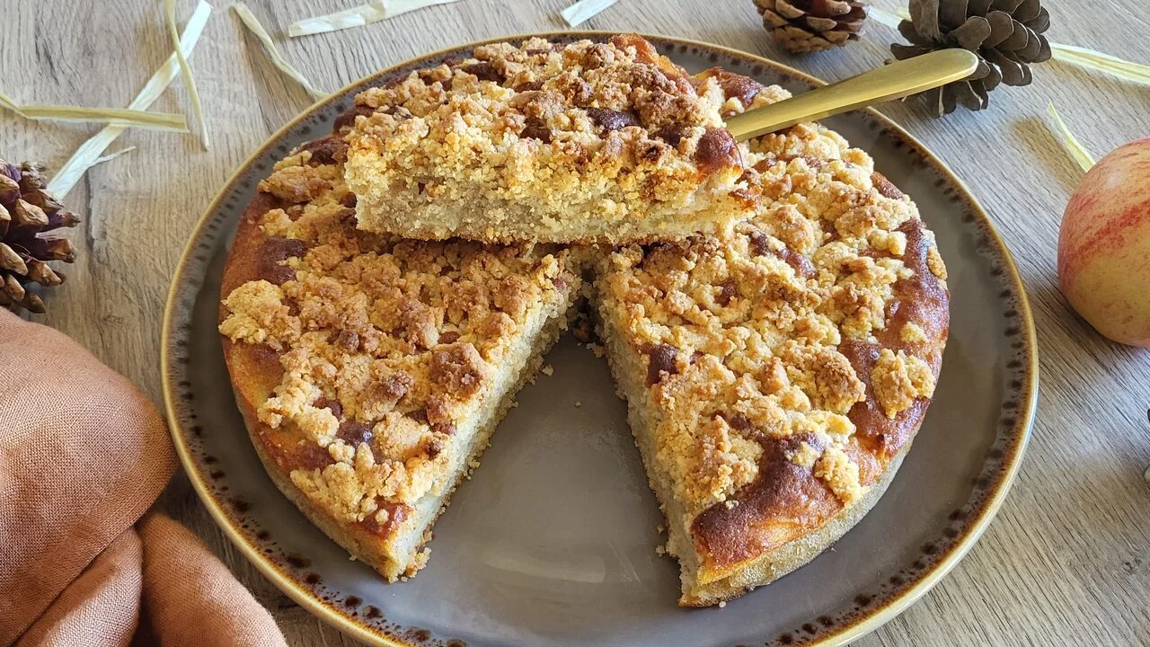 Crumb'cake aux pommes
