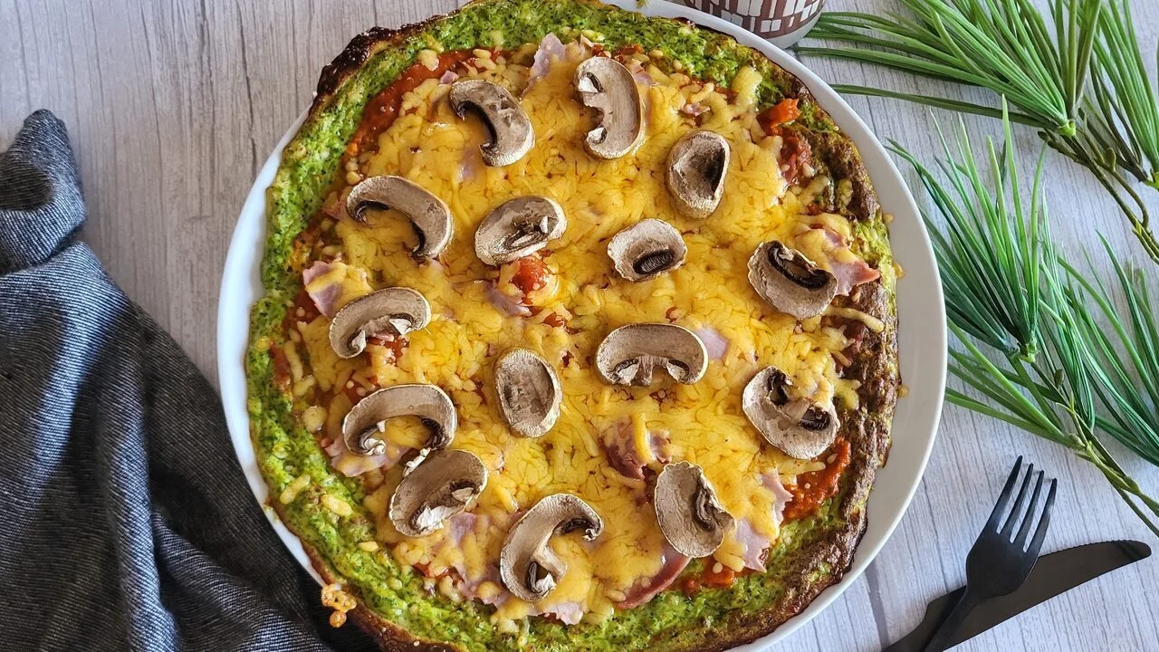Pizza brocolis