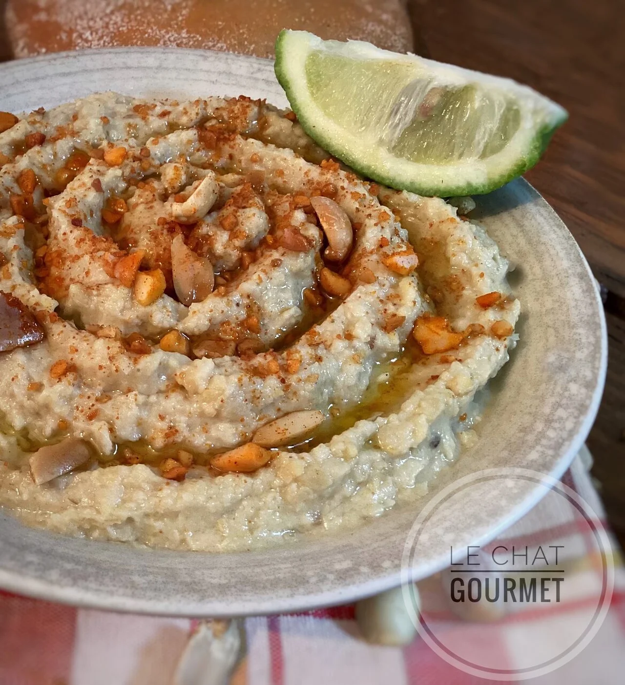 Houmous au beurre de cacahuètes