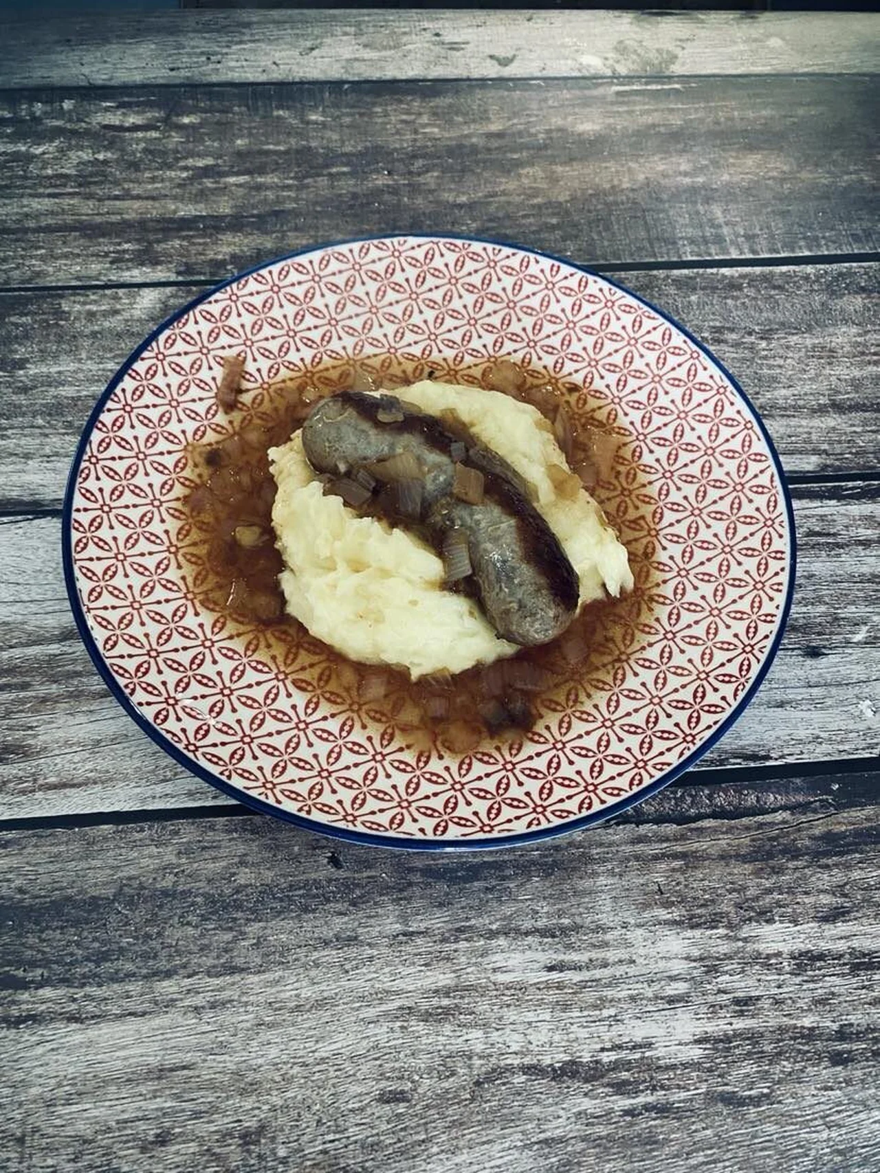 Bangers and mash comme au Royaume-Uni