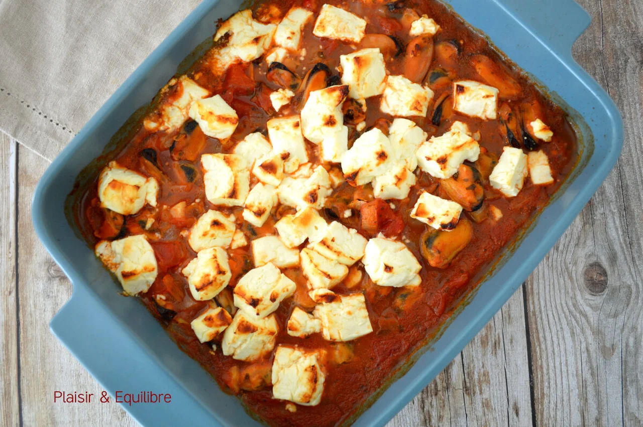 Saganaki de moules