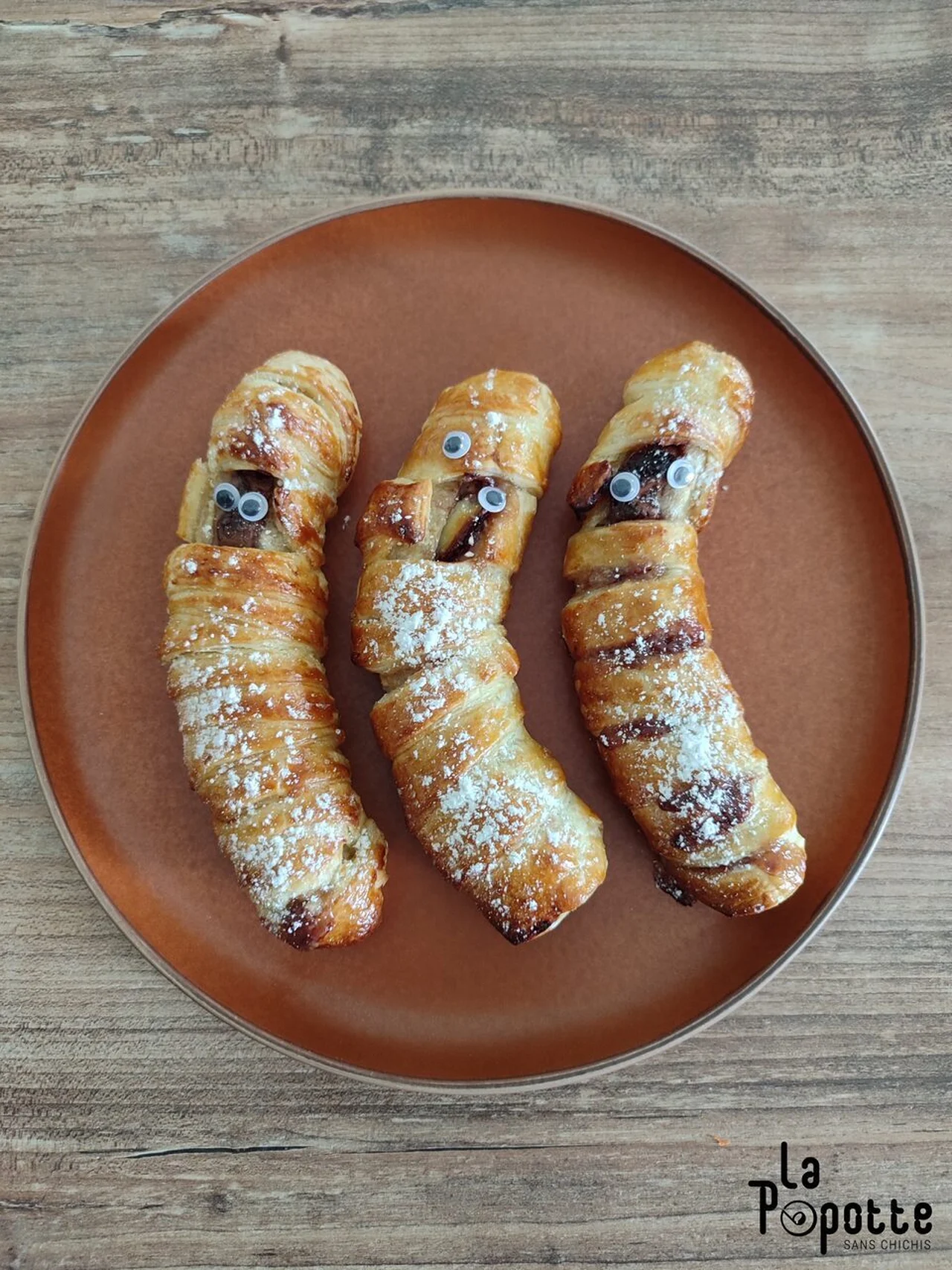 Bananes momies au chocolat