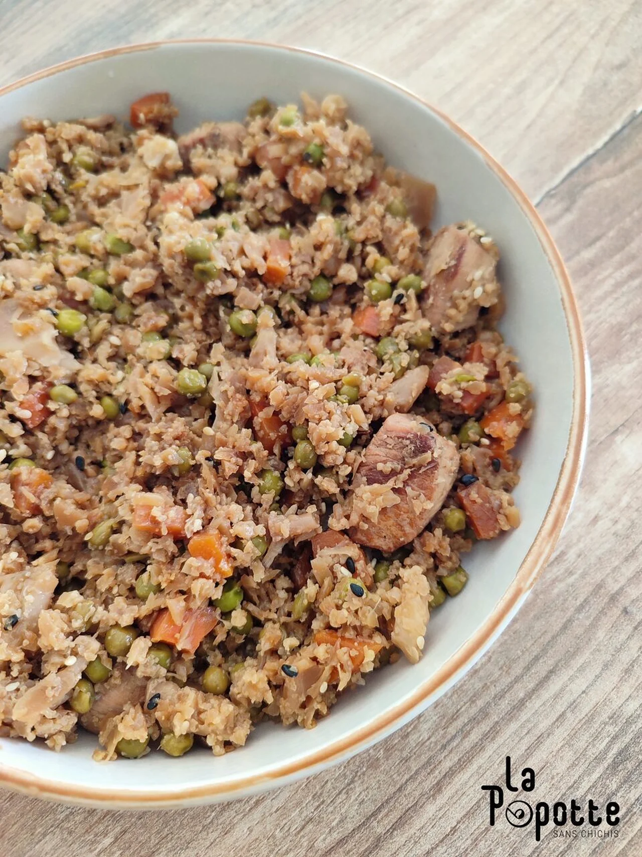Riz de chou-fleur façon riz cantonais