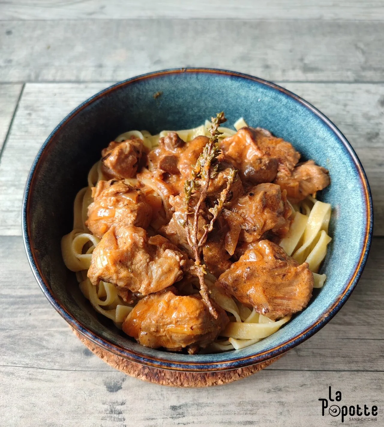 Veau stroganoff