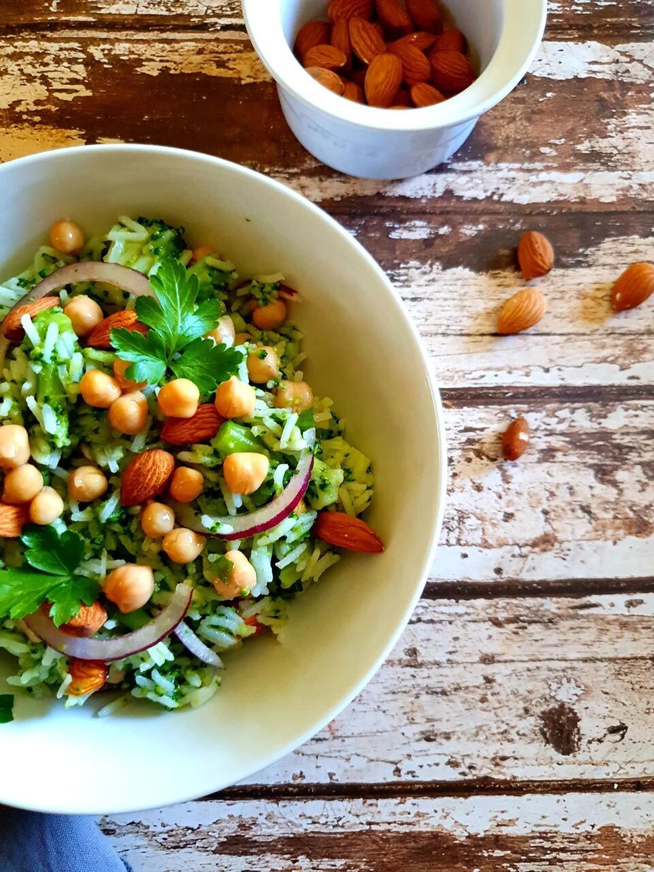 Salade de riz au brocoli