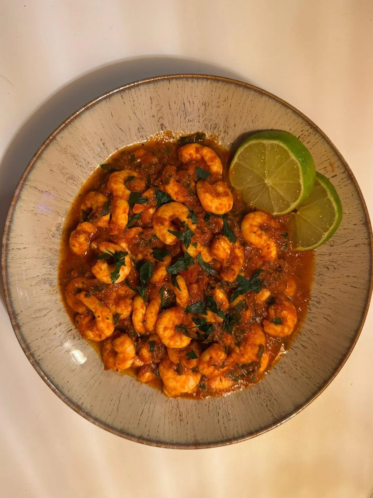 Crevettes Pil Pil à la marocaine
