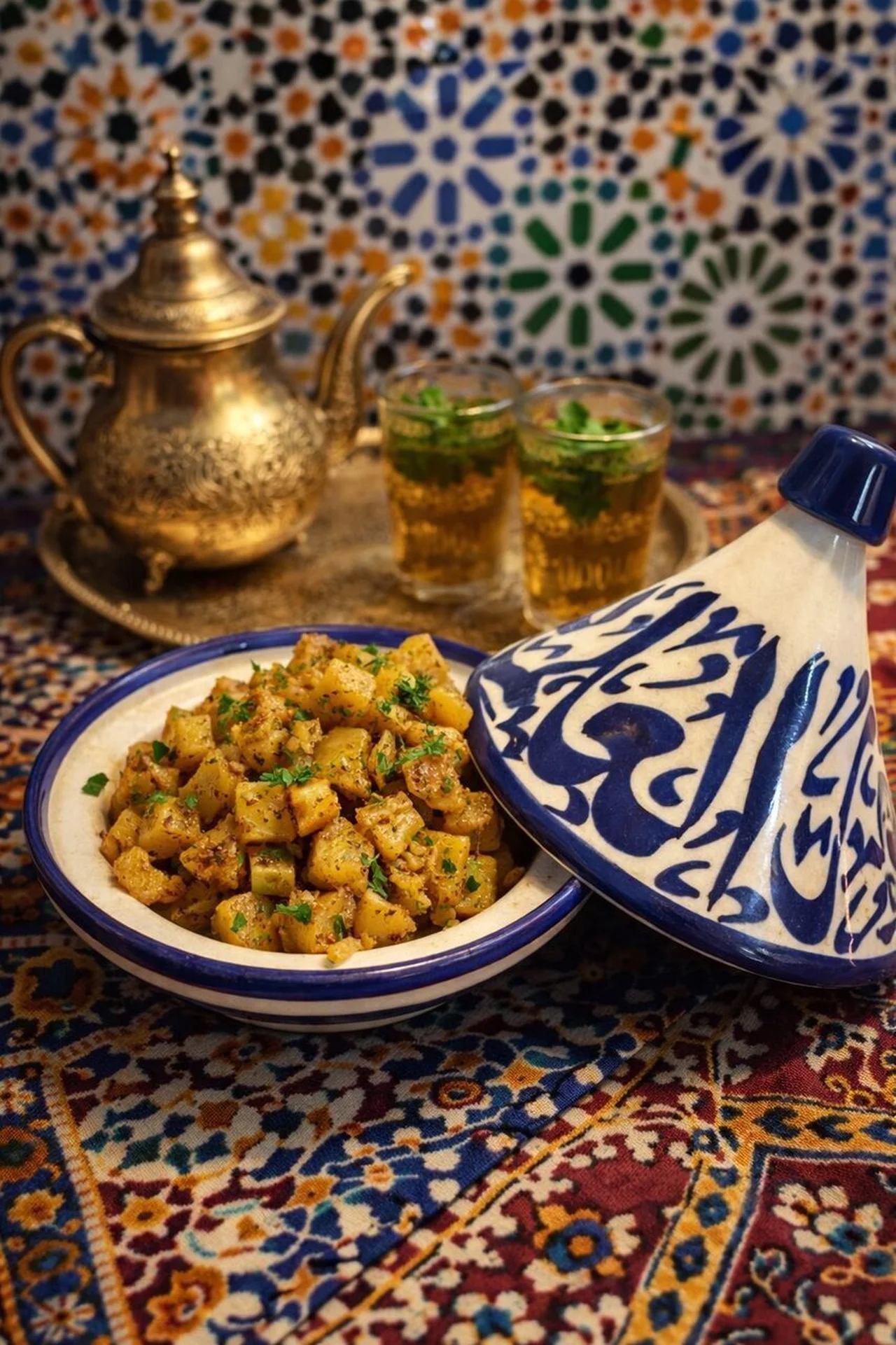 Pommes de terre à la chermoula