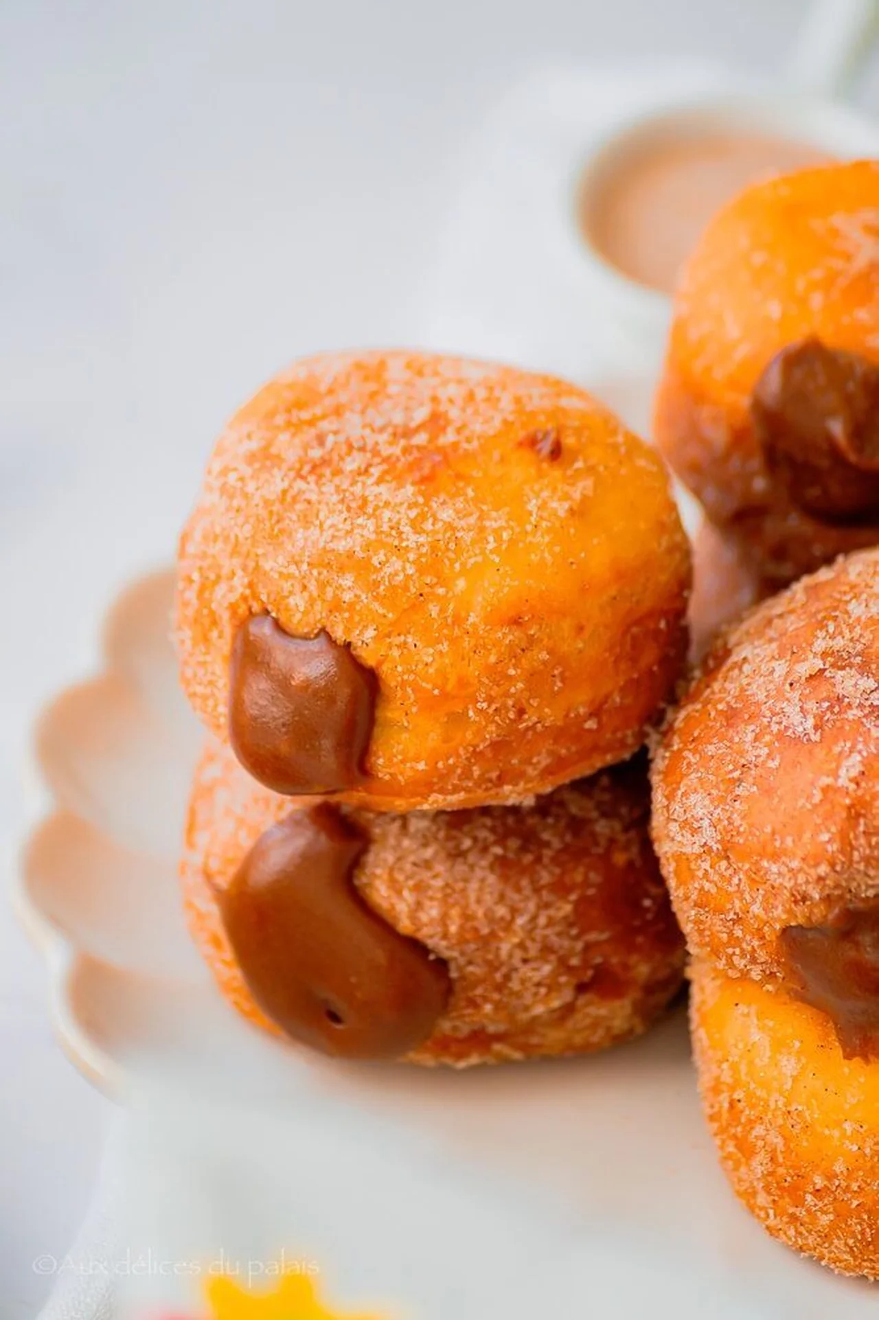 Beignets à la crème de spéculoos