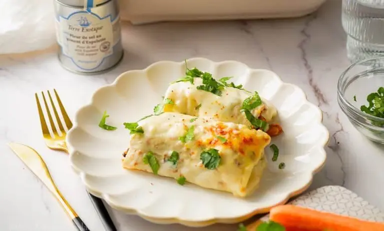 Gratin de crêpes au poulet