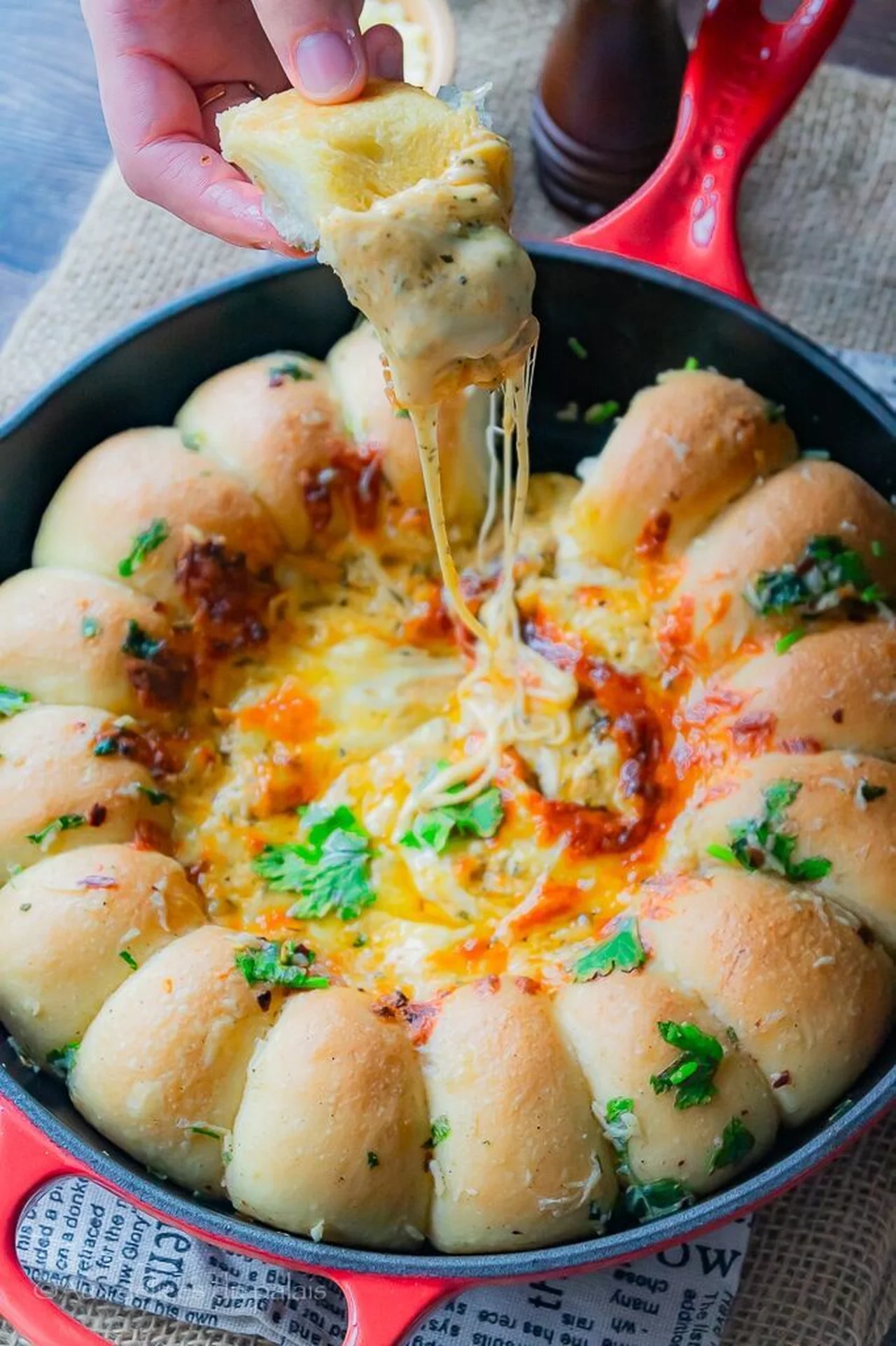 Pizza dips maison