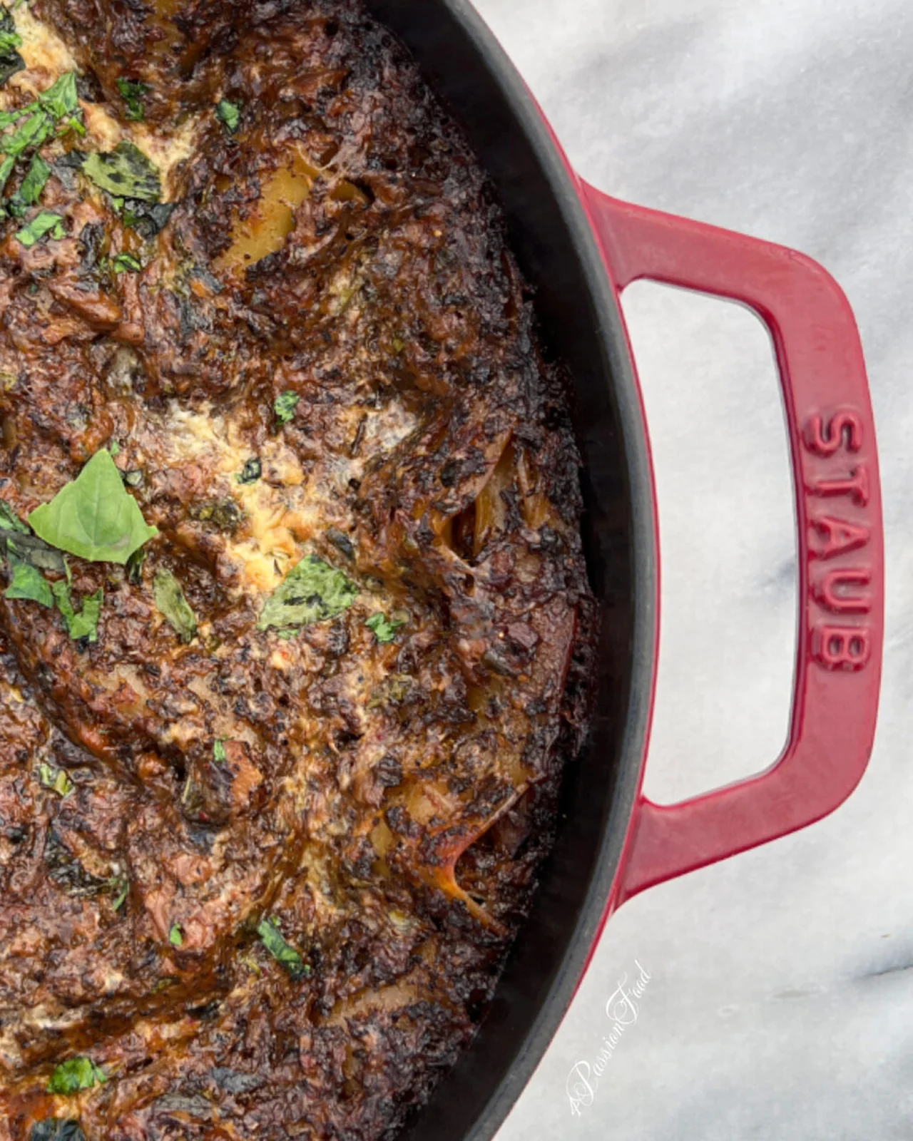 Lasagnes aux champignons épicés