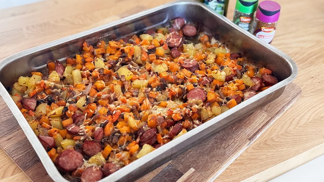 Diots de Savoie et légumes rôtis aux épices mexicaines