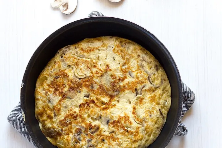 Tortilla aux champignons
