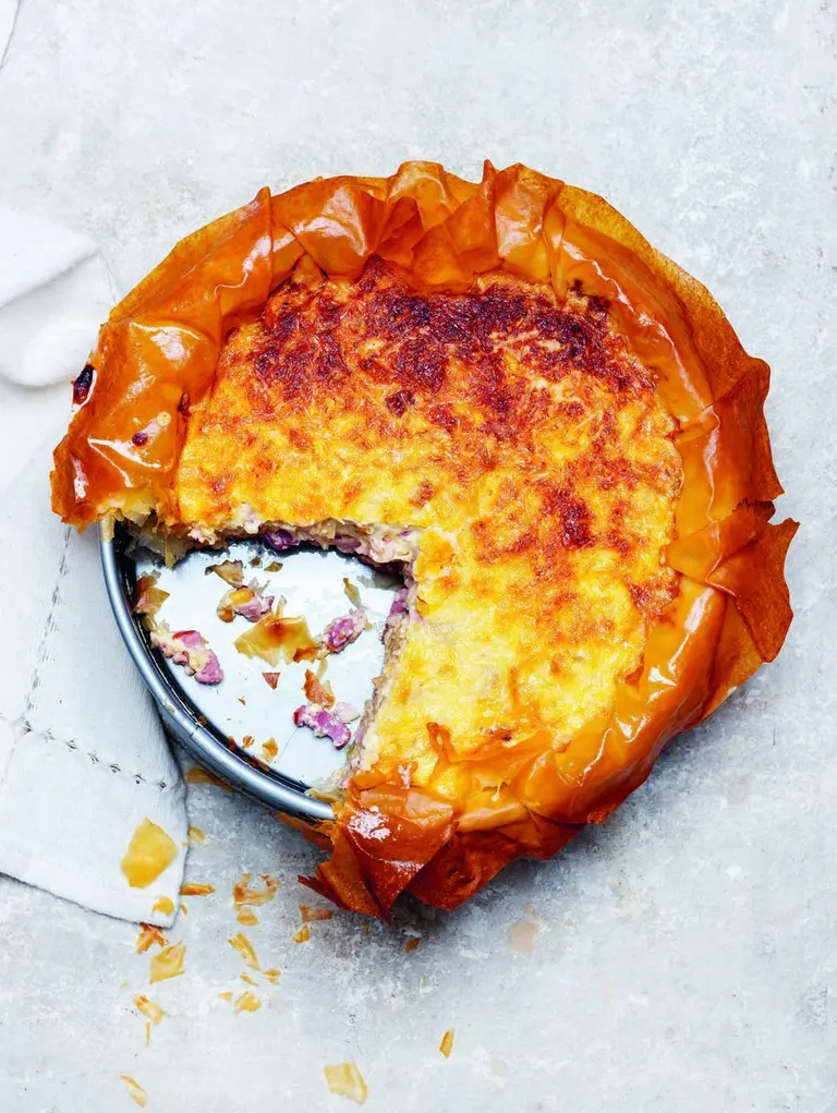 Quiche Lorraine en pâte filo