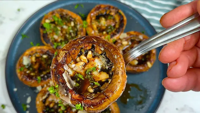 Champignons marinés au vinaigre balsamique