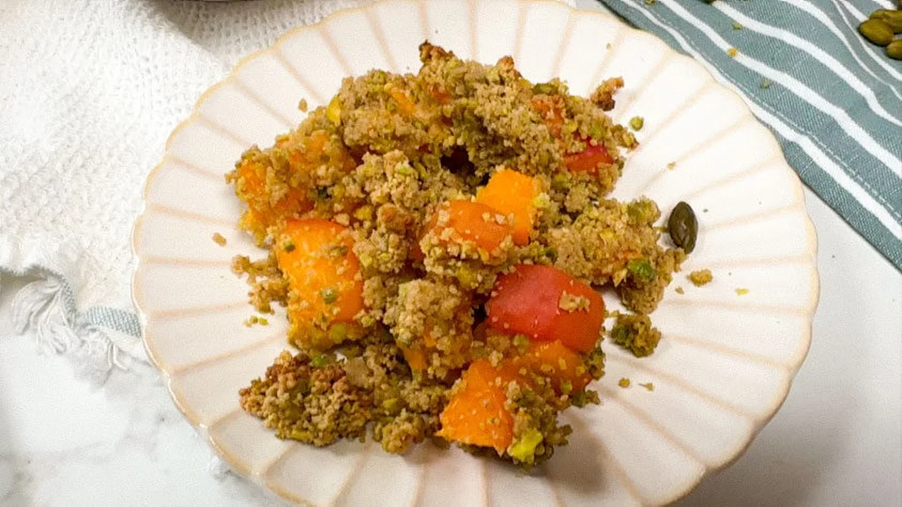 Crumble aux abricots