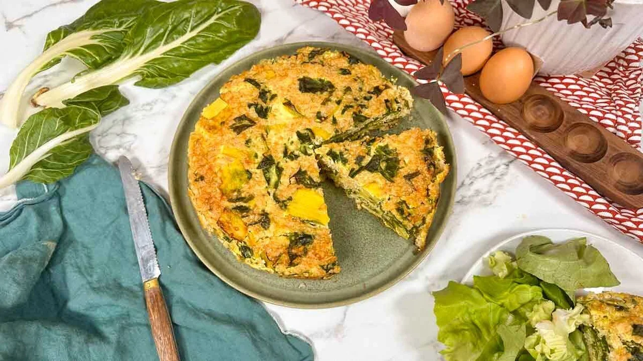 Flan boulgour et blettes healthy