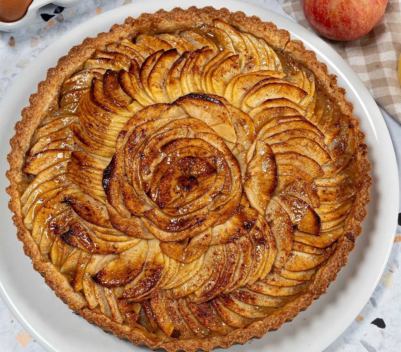 Tarte aux pommes healthy