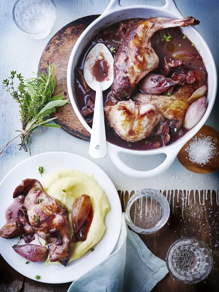 Bourguignon de lapin