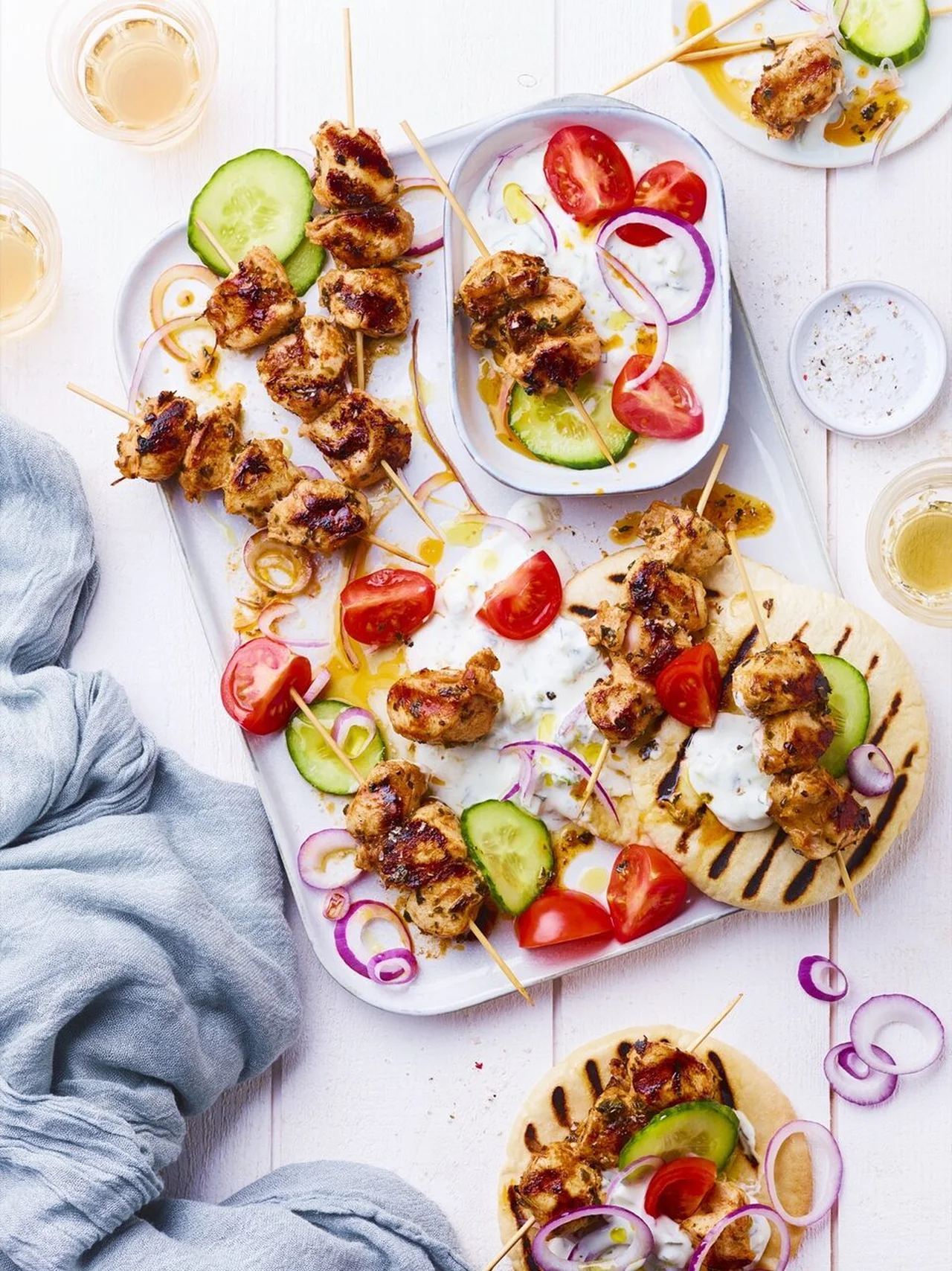 Brochettes de lapin façon chawarma
