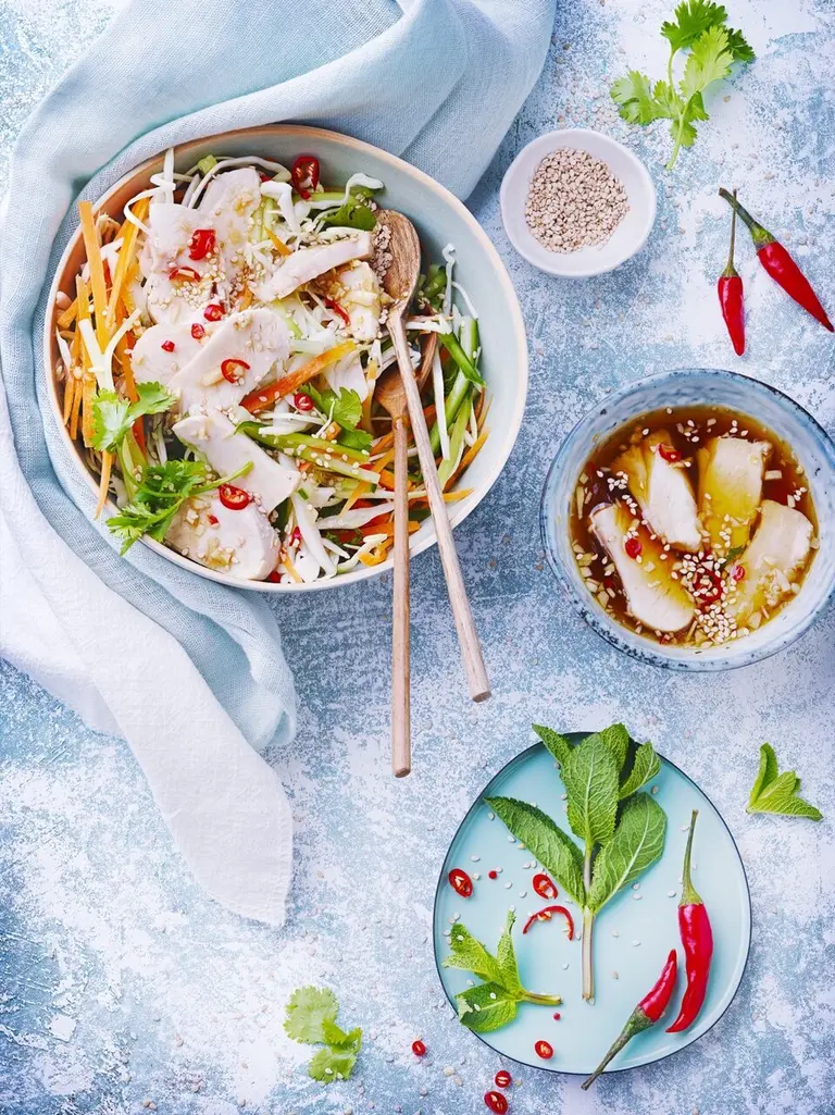 Salade vietnamienne au lapin