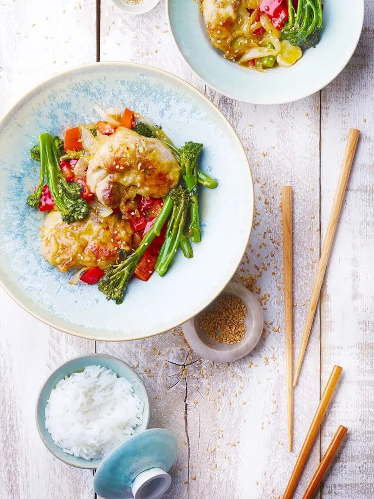 Wok de lapin façon aigre-doux