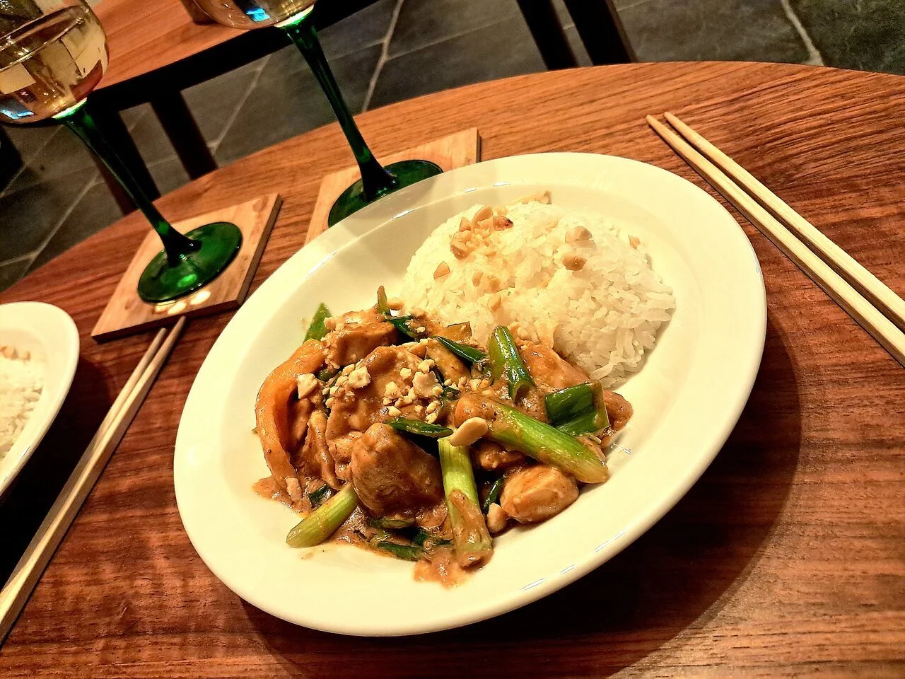 Poulet sauce cacahuète