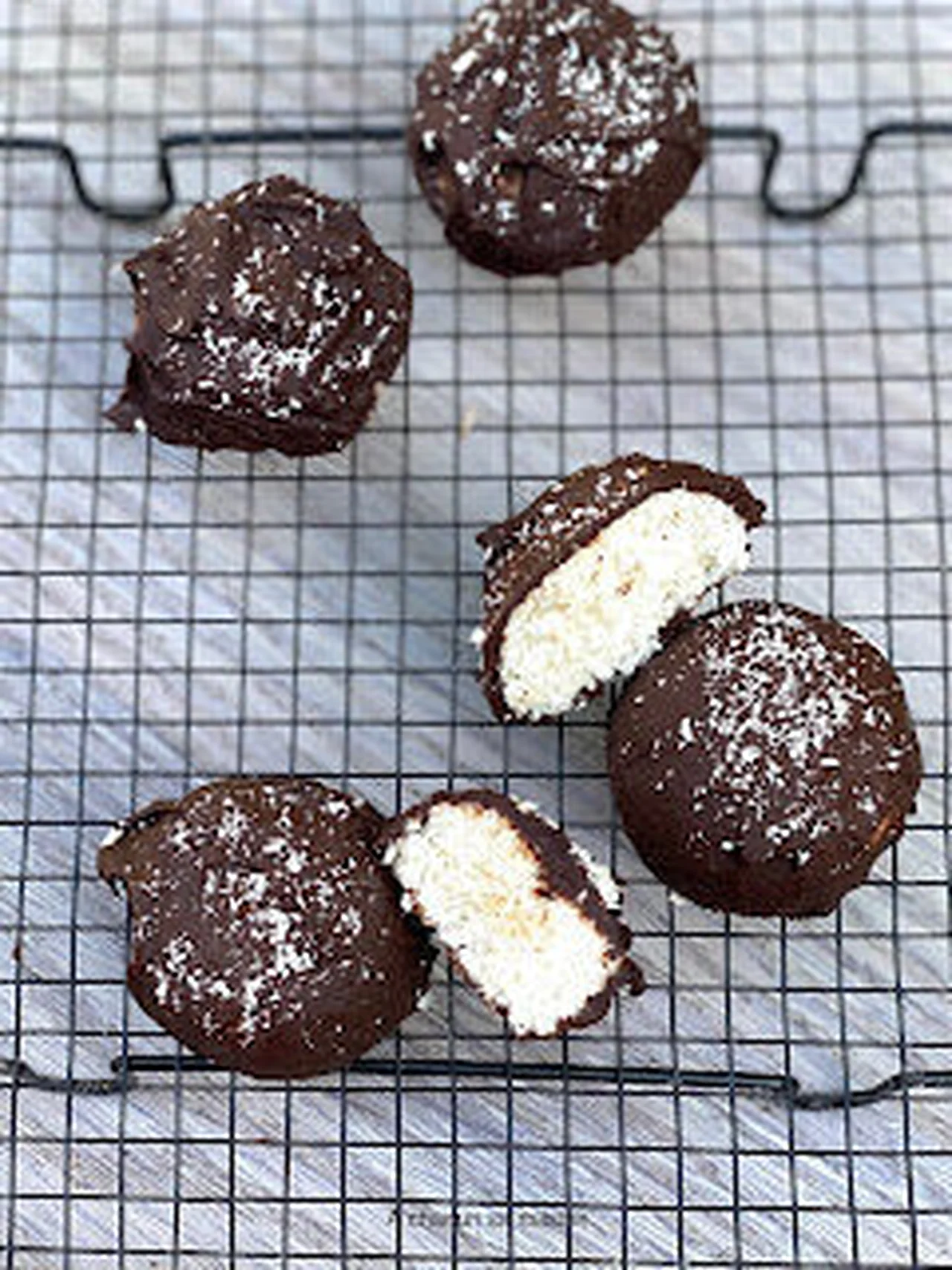 Bouchées chocolat, coco