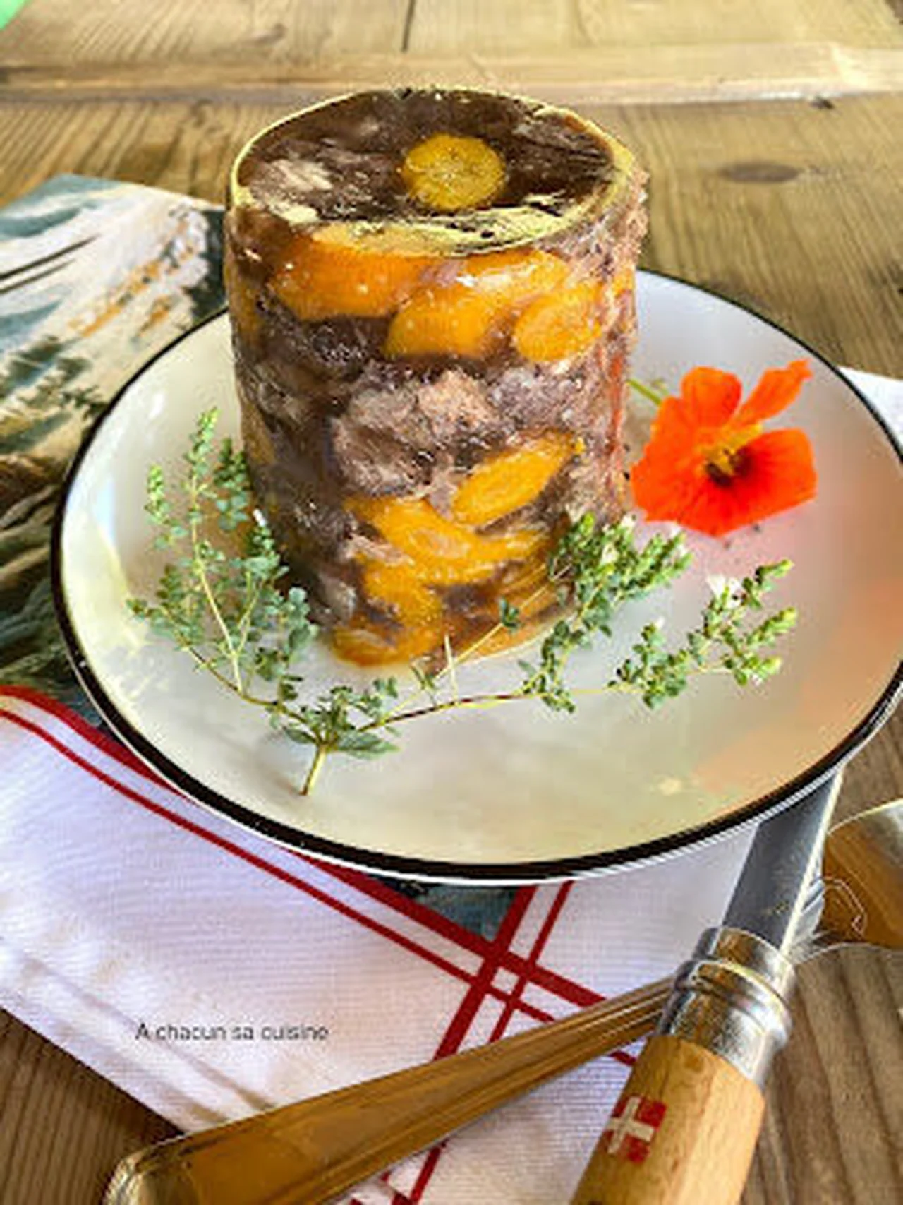 Gelée de boeuf au vin rouge