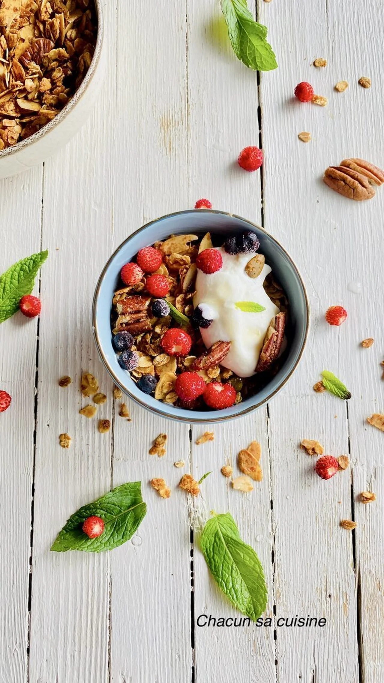 Granola extra pour un petit déjeuner gourmand