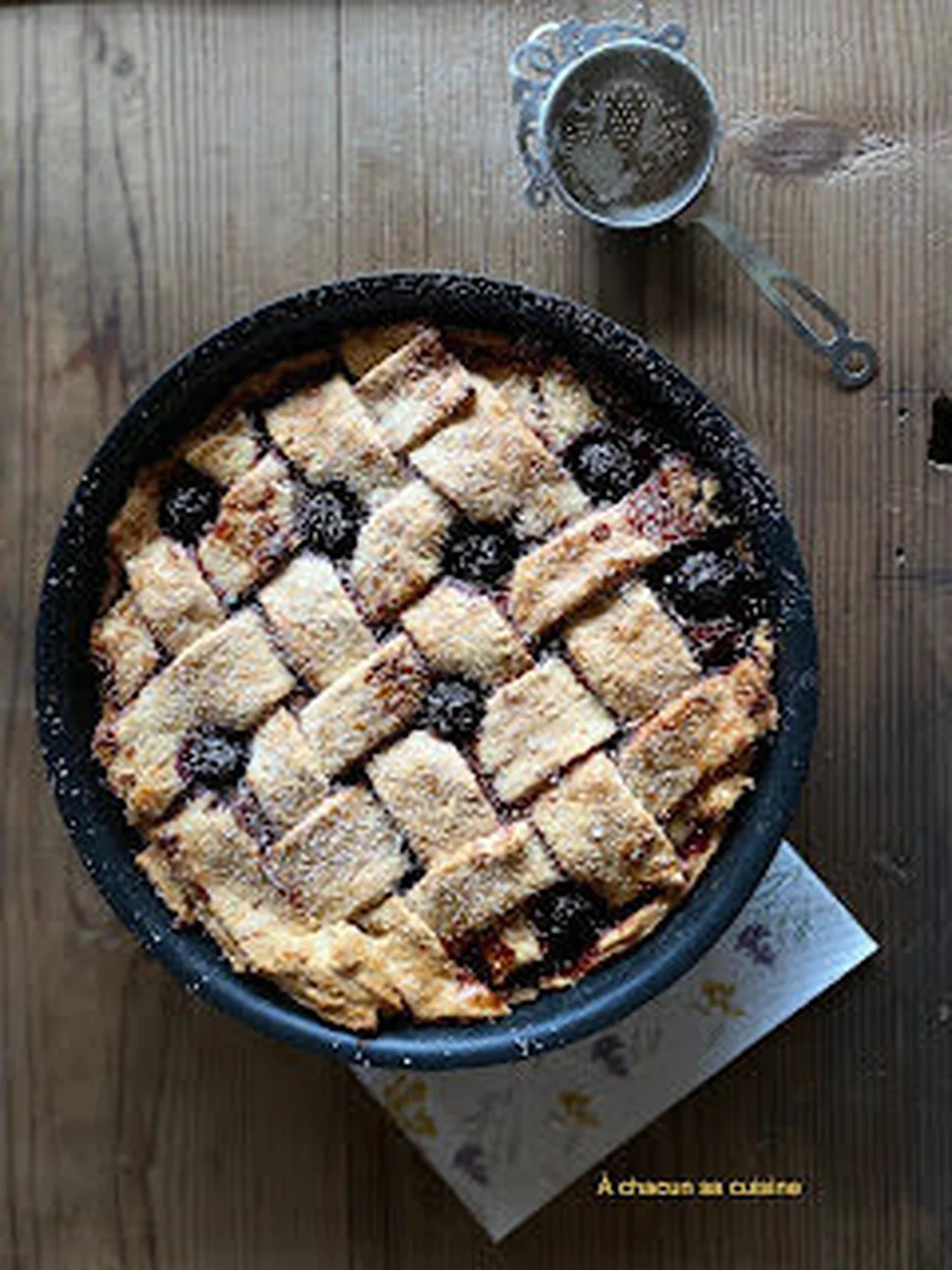La Torta à la ricotta et aux cerises