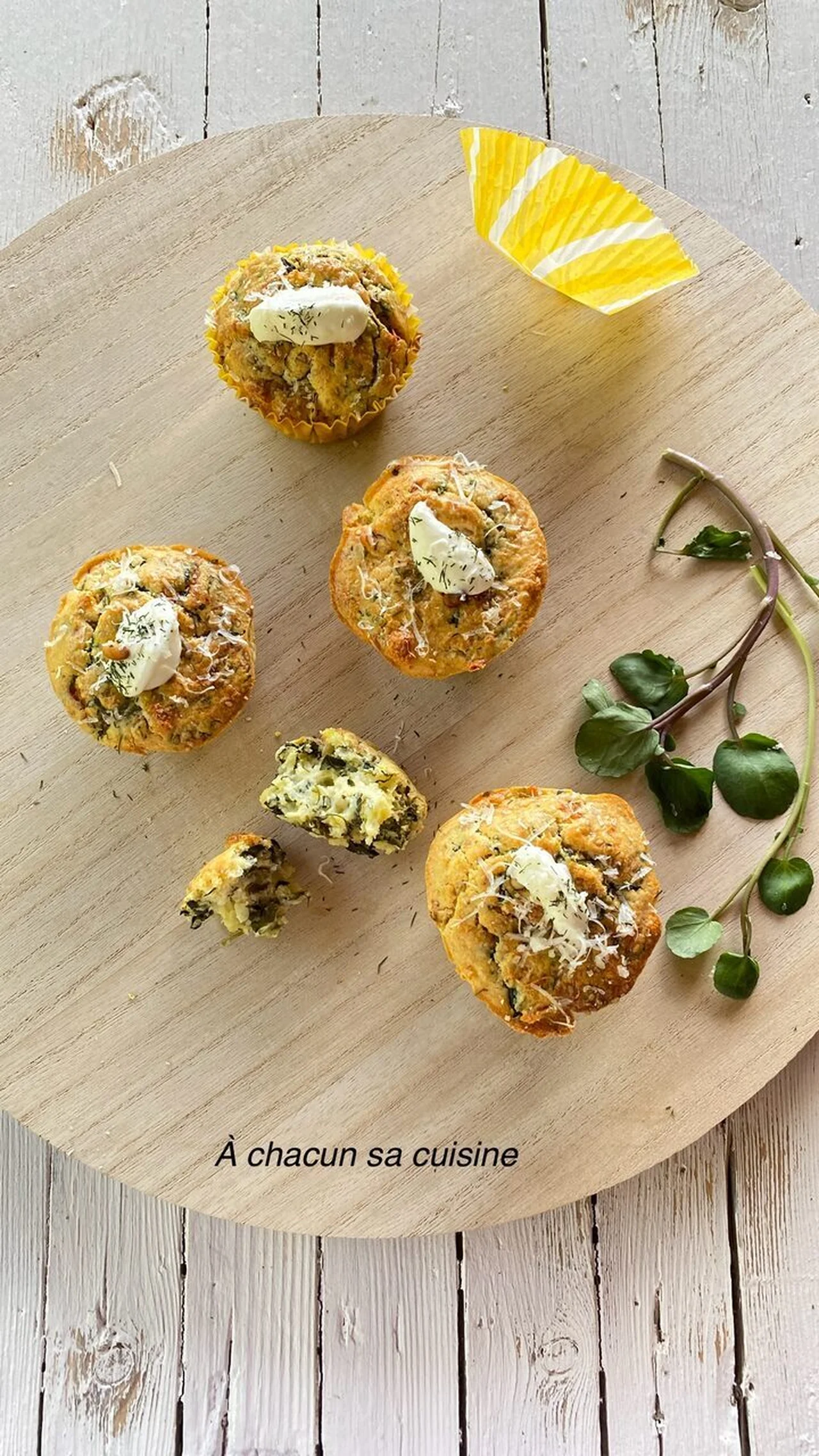 Muffins au cresson