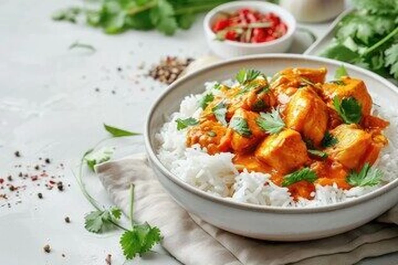 Poulet au curry coco