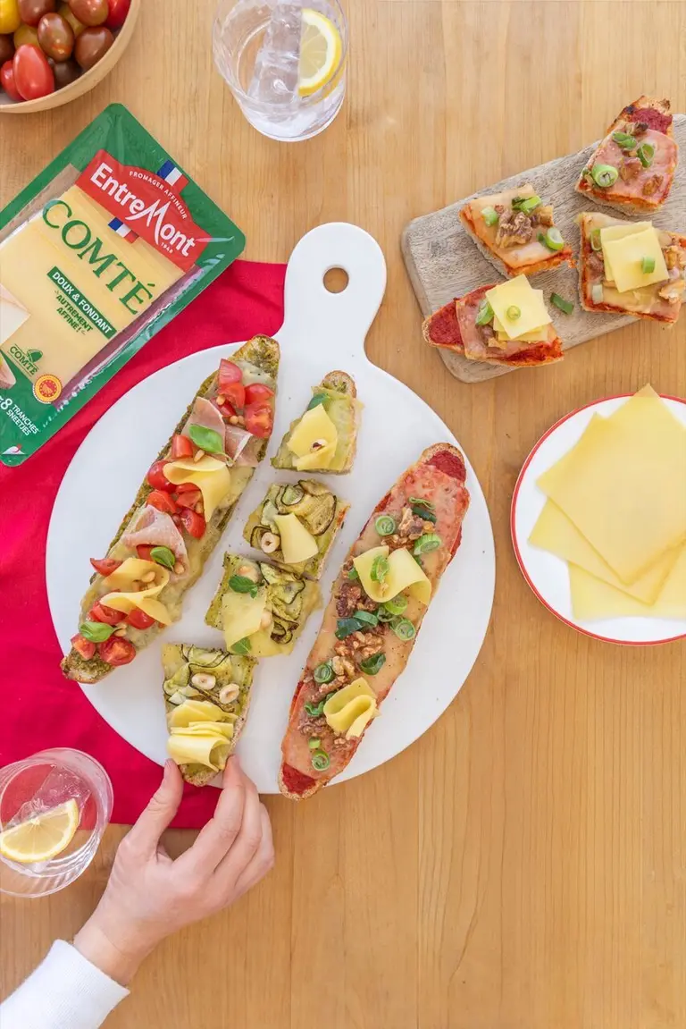 Baguettes apéro aux tranches de Comté AOP