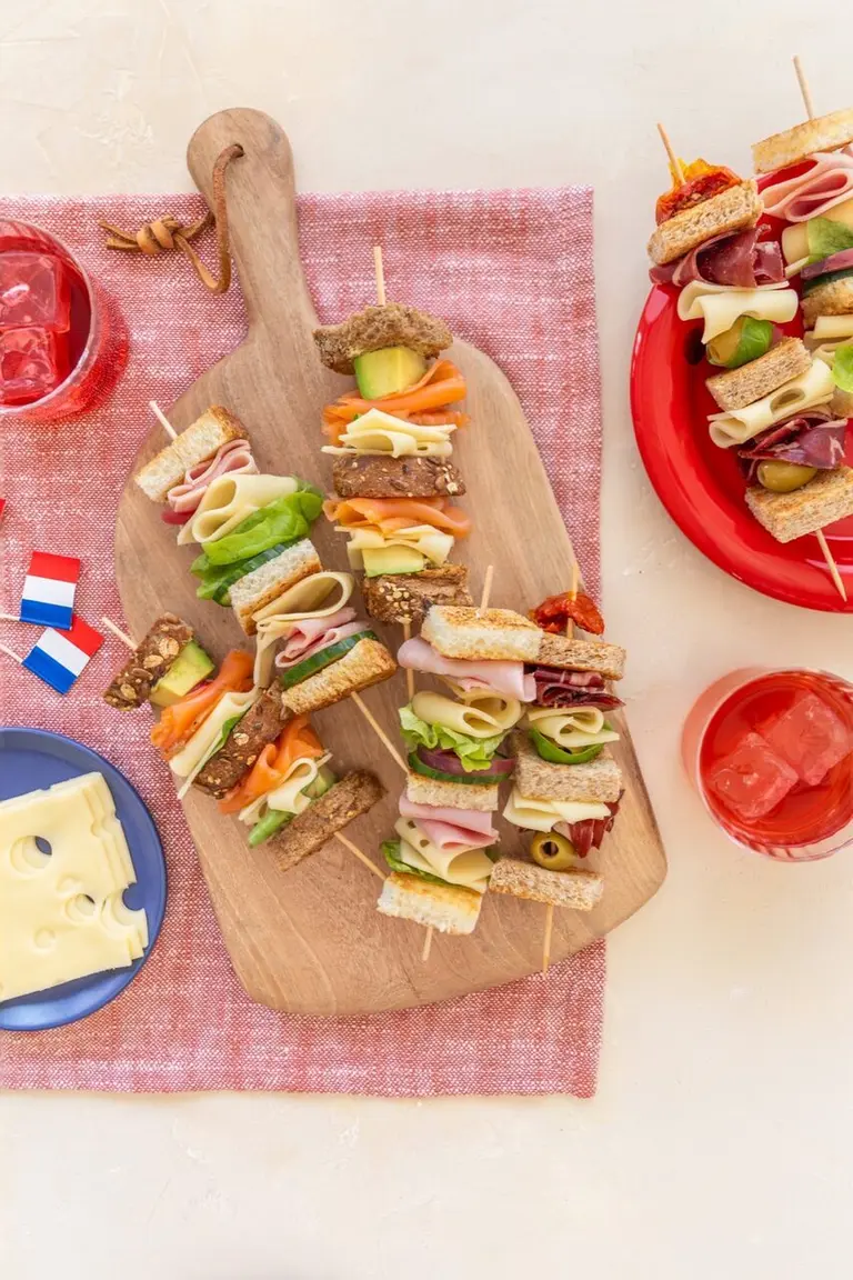 Brochettes apéro aux tranches Dégustation