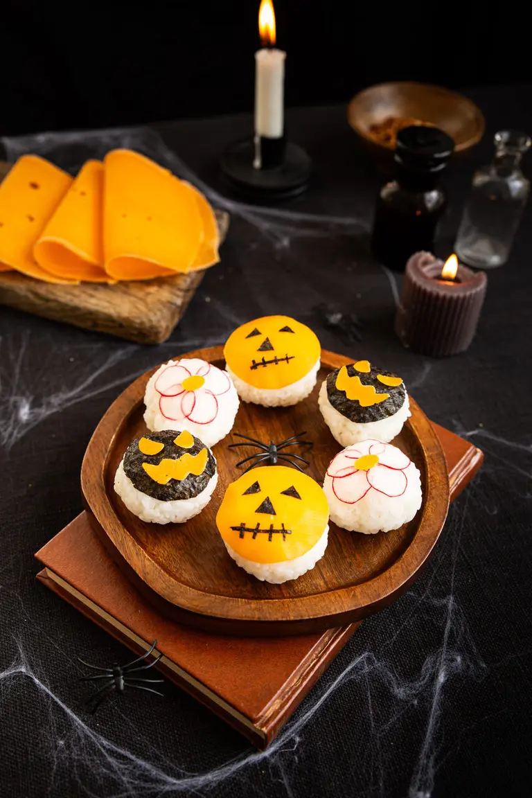 Onigiris d'Halloween Isigny Sainte-Mère