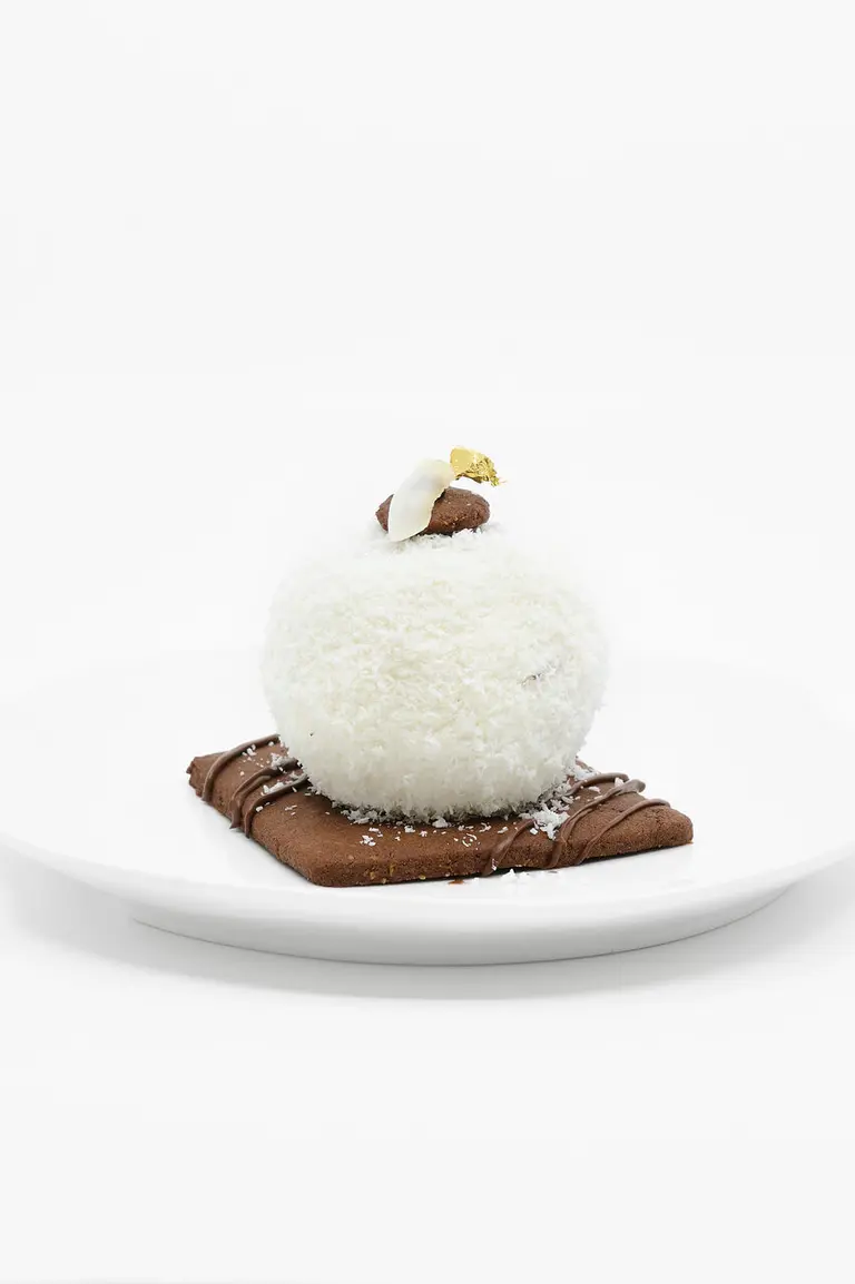 Boule de Noël coco, tonka, Nutella