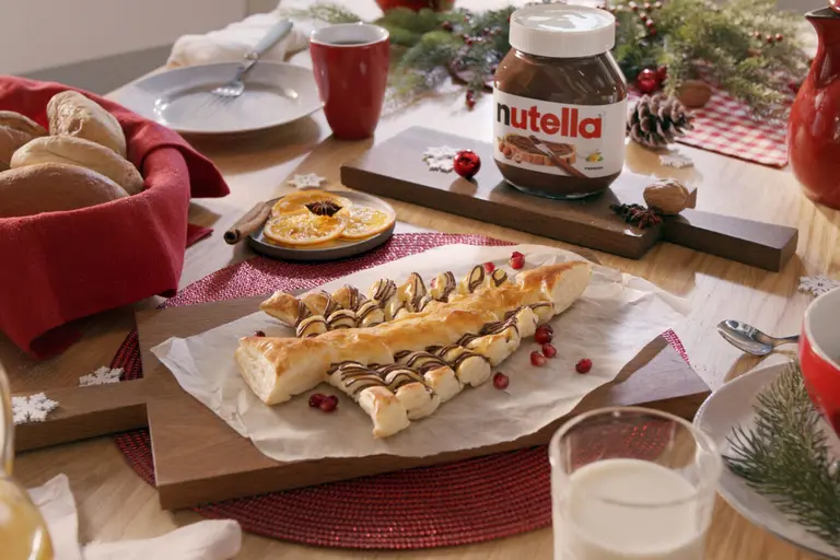 Sapin de noël au Nutella