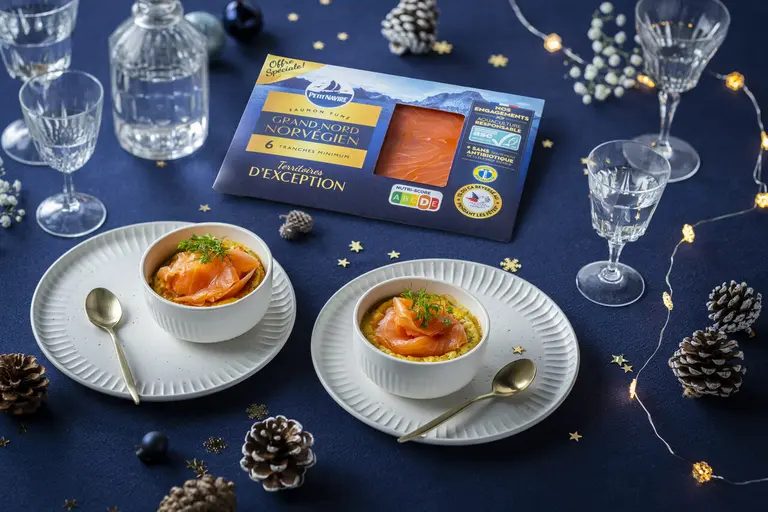 Petite crèmes de saumon fumé