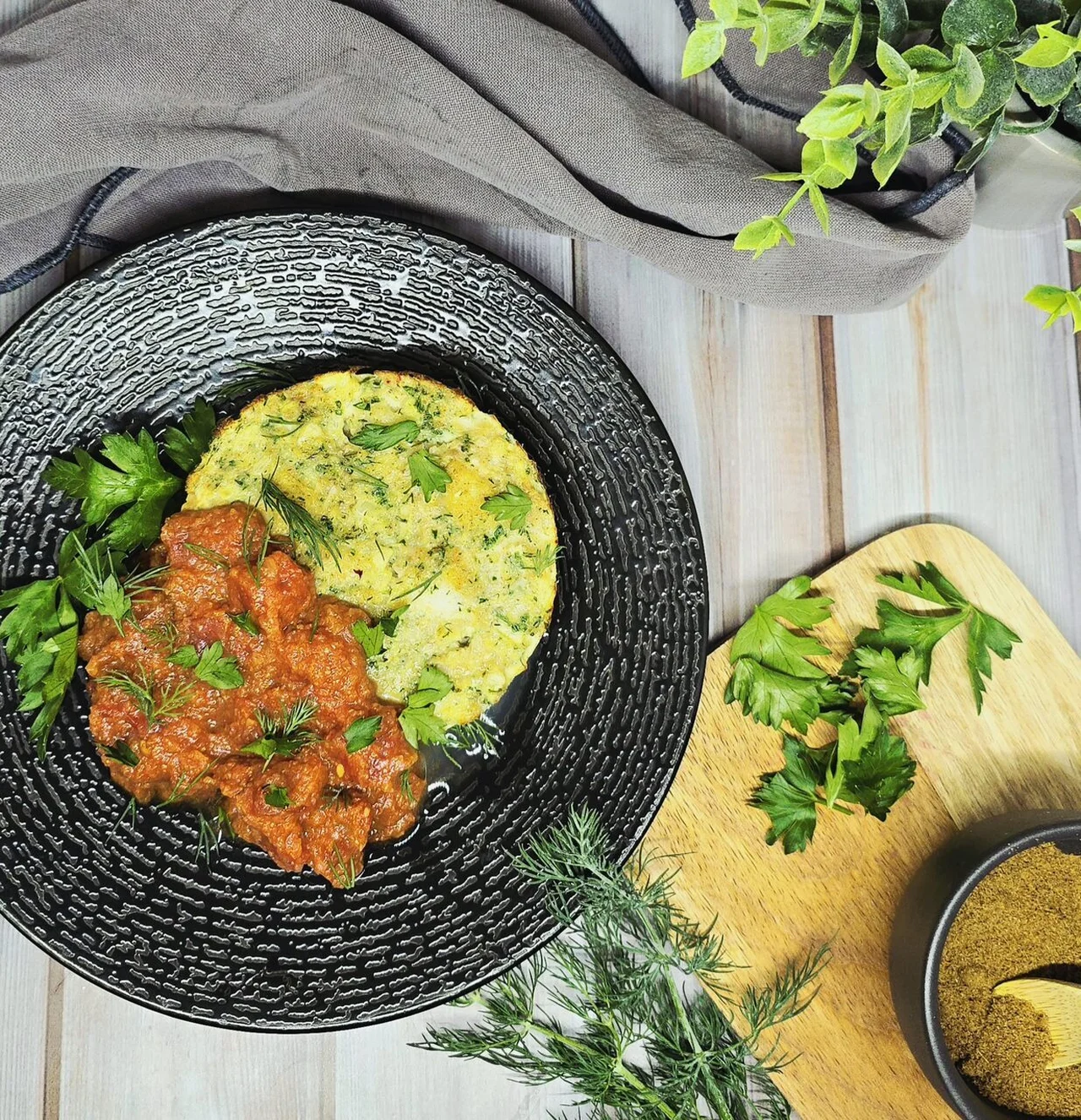 Galettes de cabillaud aux herbes et épices