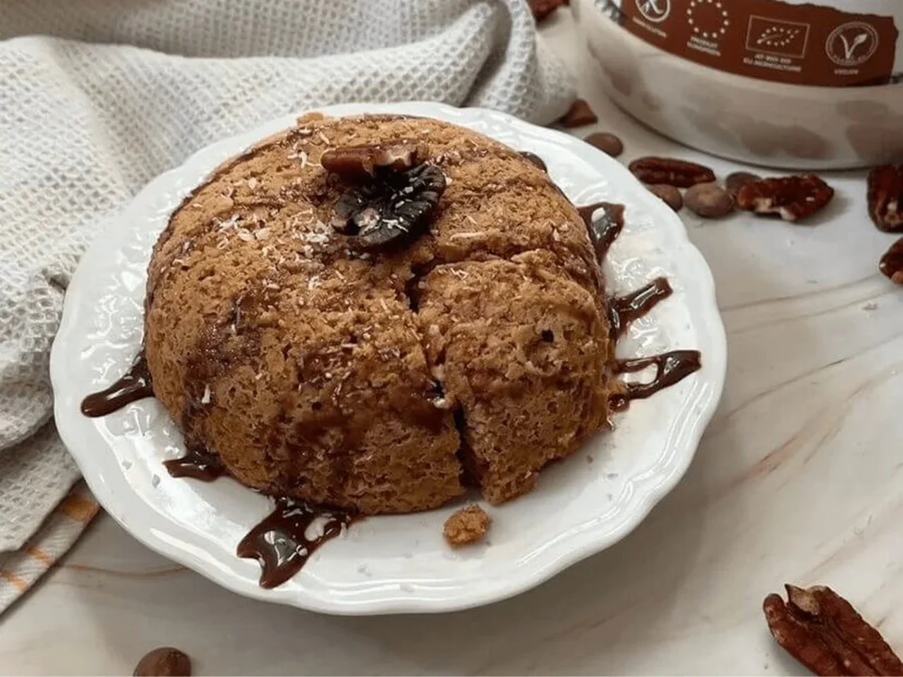 Bowl cake protéiné au chocolat
