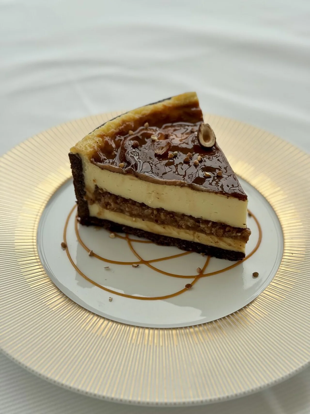 Flan sarrasin, noisette, cacao