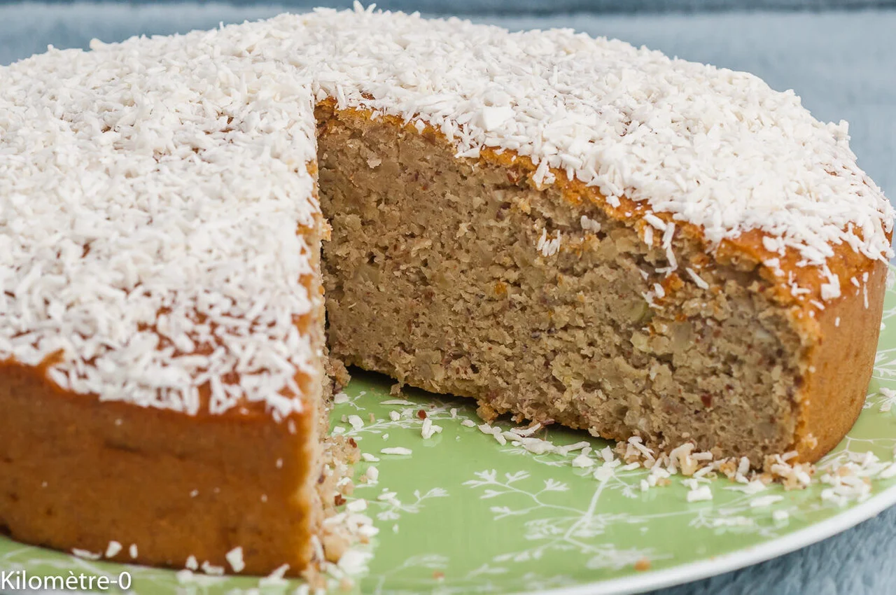 Gâteau fondant aux châtaignes et aux amandes