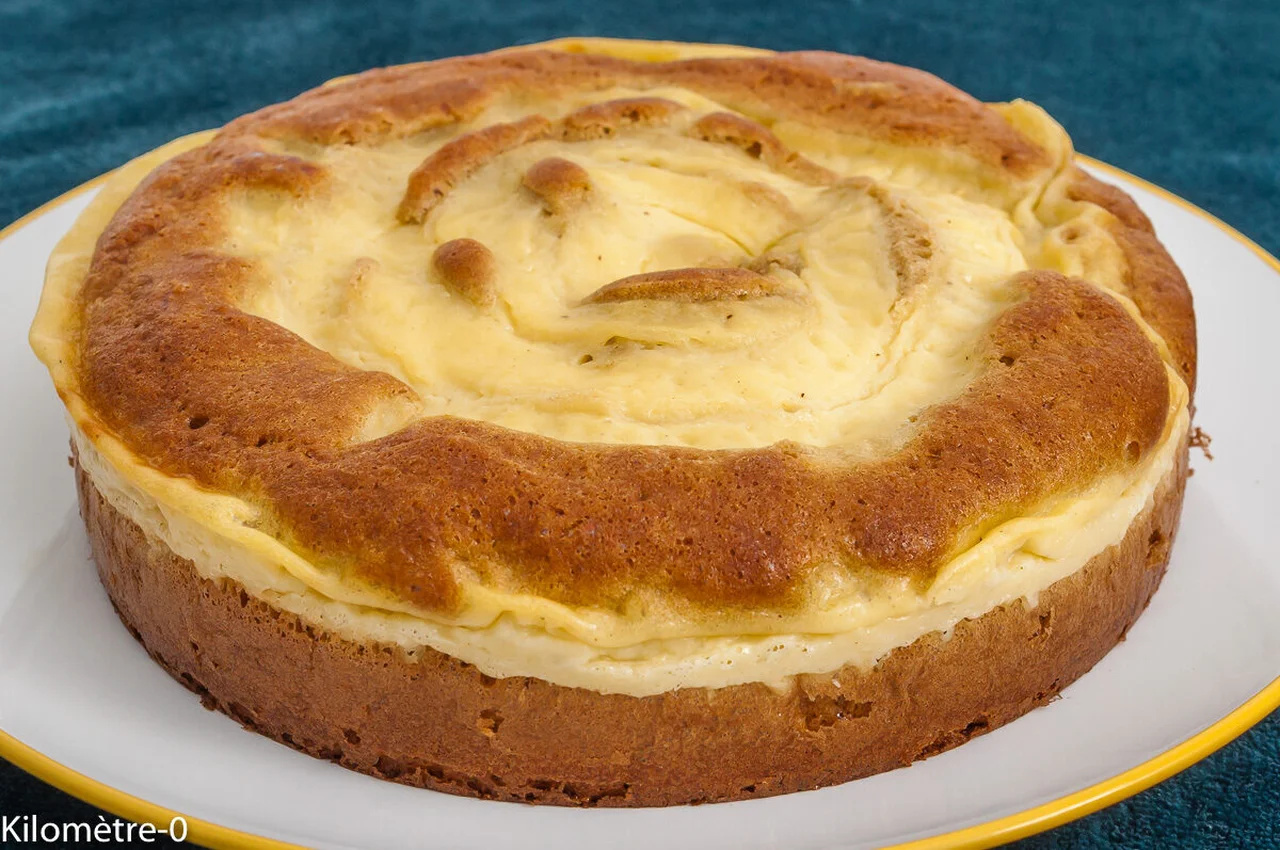 Gâteau ouragan à la crème pâtissière