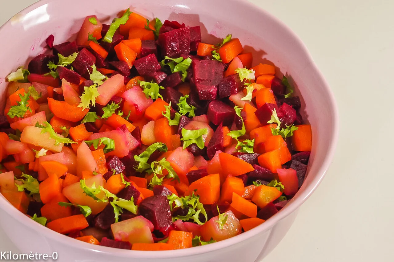 Salade de légumes d'hiver