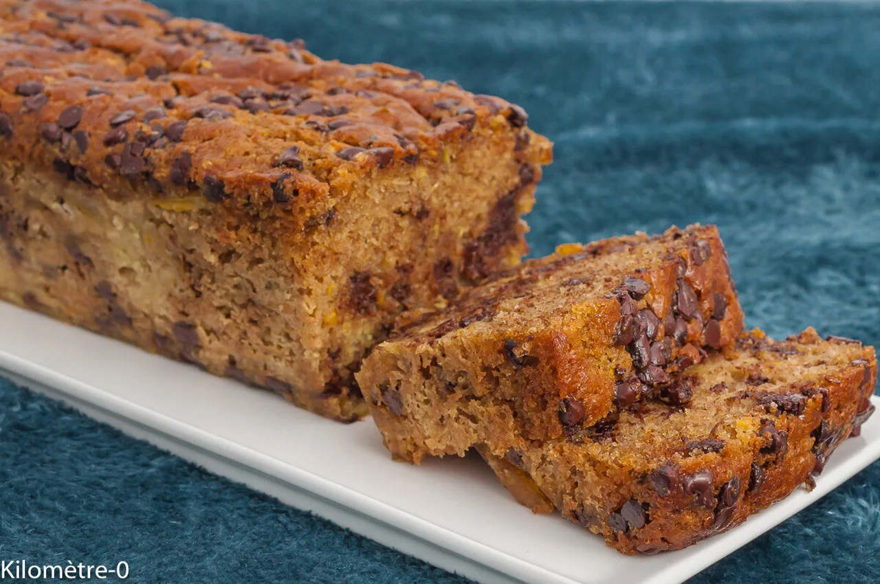 Zucchini bread aux pépites de chocolat