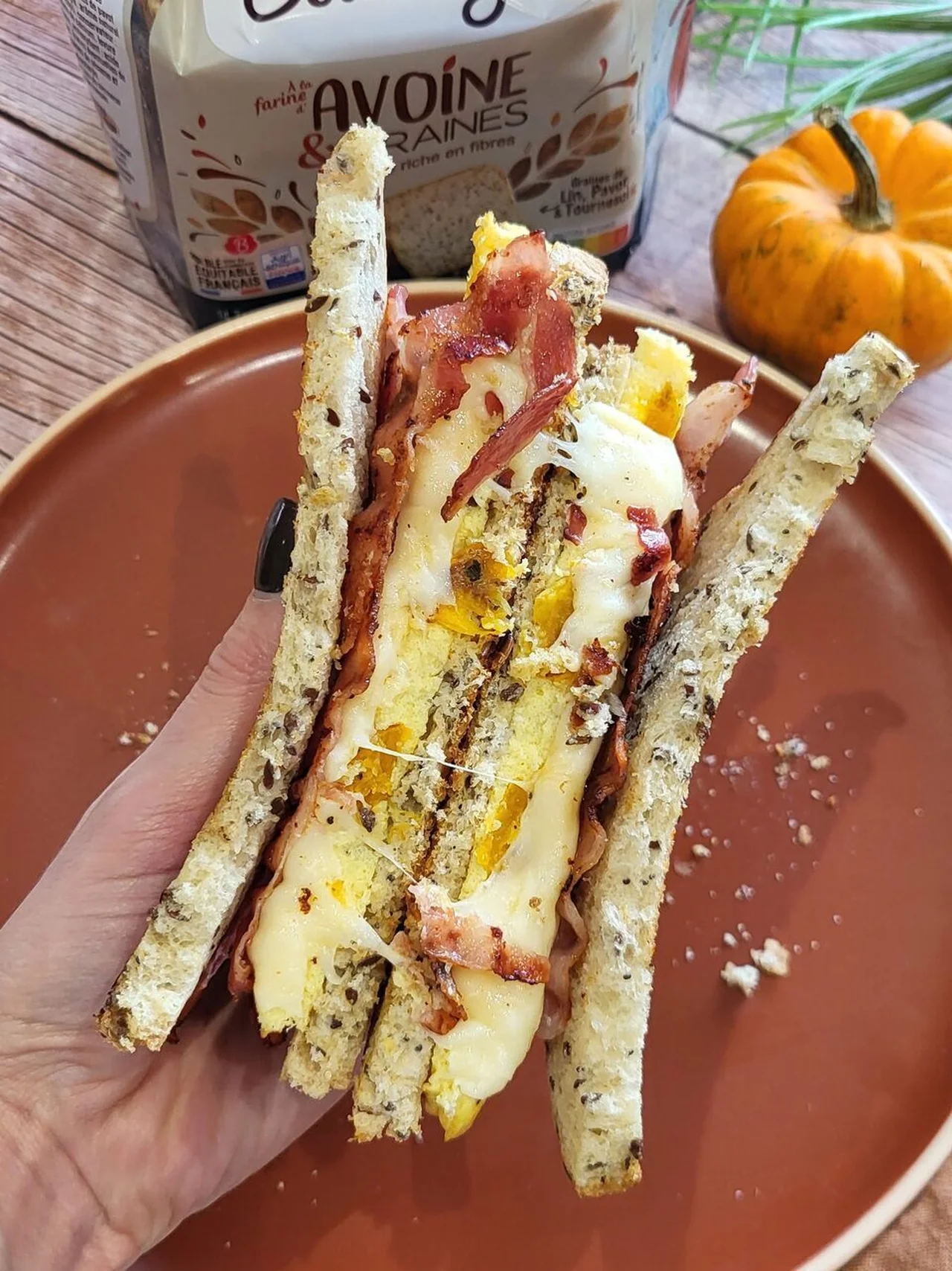 Egg sandwich ultra gourmand