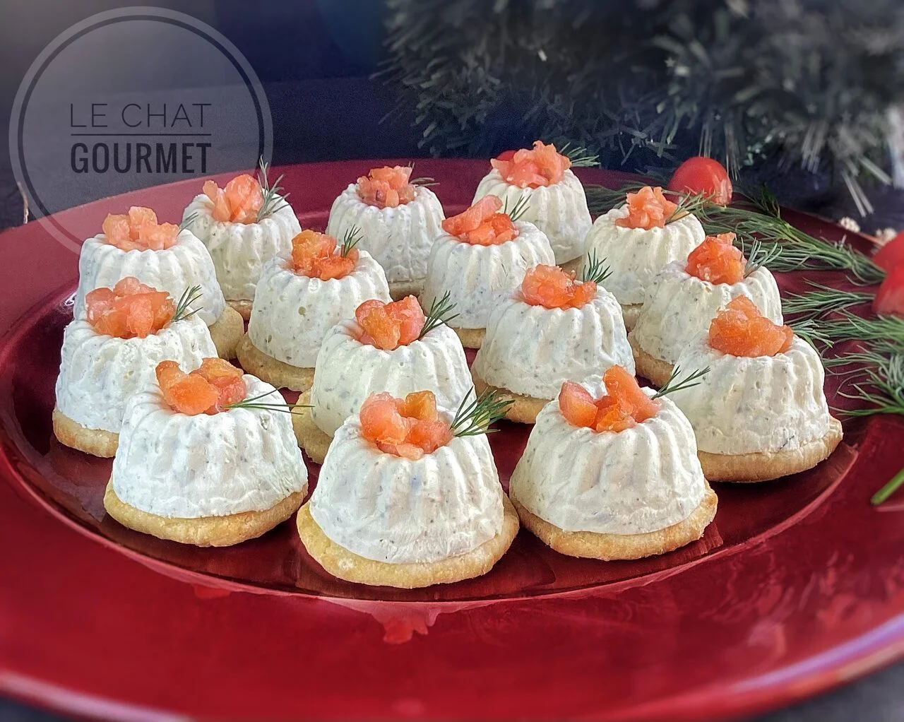 Bouchées au Boursin et au saumon fumé